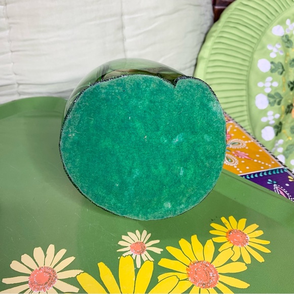Green Art Glass Bubble - Picture 5 of 7